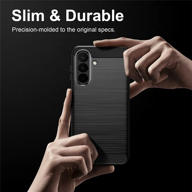 Coque Samsung Galaxy A27 Effet Brossé Carbone