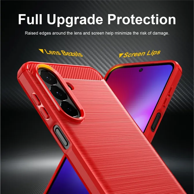 Coque Samsung Galaxy A27 Effet Brossé Carbone