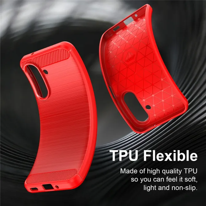 Coque Samsung Galaxy A27 Effet Brossé Carbone