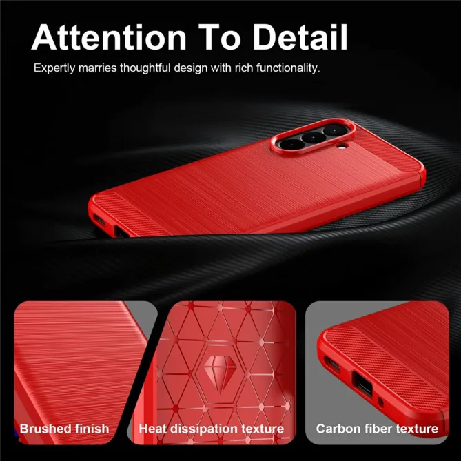 Coque Samsung Galaxy A27 Effet Brossé Carbone