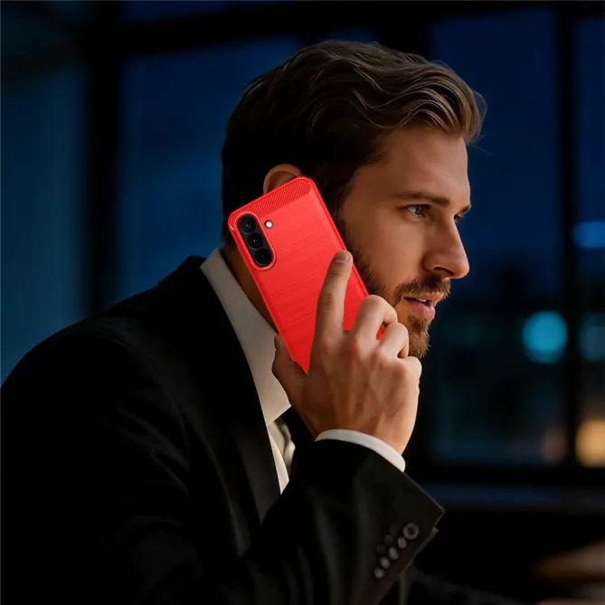 Coque Samsung Galaxy A27 Effet Brossé Carbone