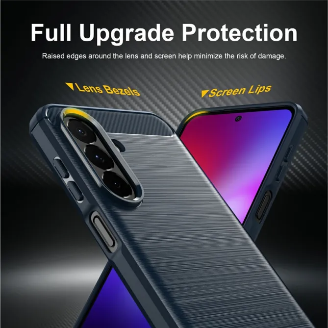 Coque Samsung Galaxy A27 Effet Brossé Carbone