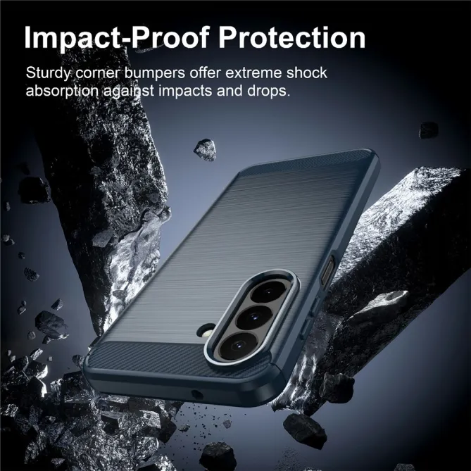 Coque Samsung Galaxy A27 Effet Brossé Carbone
