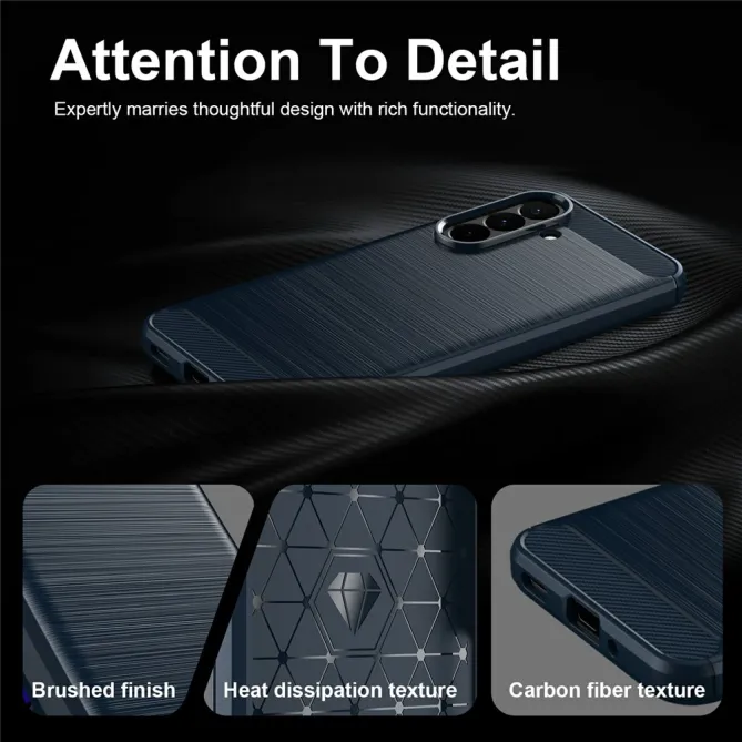 Coque Samsung Galaxy A27 Effet Brossé Carbone