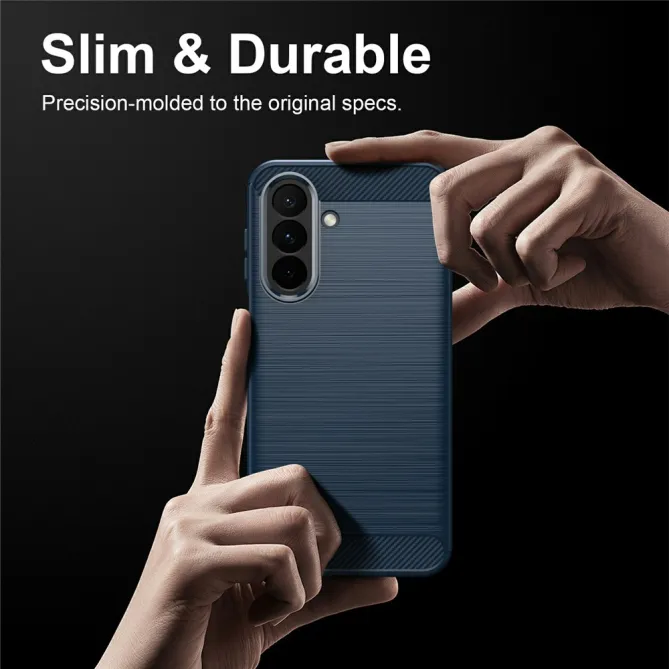Coque Samsung Galaxy A27 Effet Brossé Carbone
