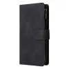 Housse Samsung Galaxy A27 Portefeuille Zippé Multi-Cartes avec Dragonne