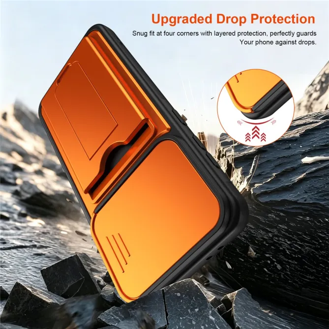 Coque Samsung Galaxy A27 Cache Caméra Béquille et Porte-Cartes