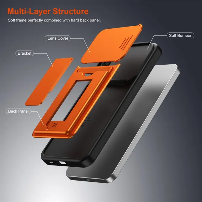 Coque Samsung Galaxy A27 Cache Caméra Béquille et Porte-Cartes