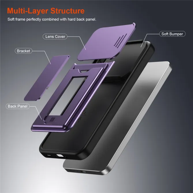 Coque Samsung Galaxy A27 Cache Caméra Béquille et Porte-Cartes