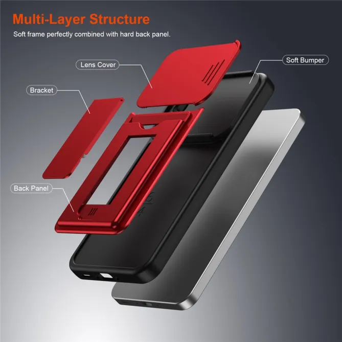 Coque Samsung Galaxy A27 Cache Caméra Béquille et Porte-Cartes