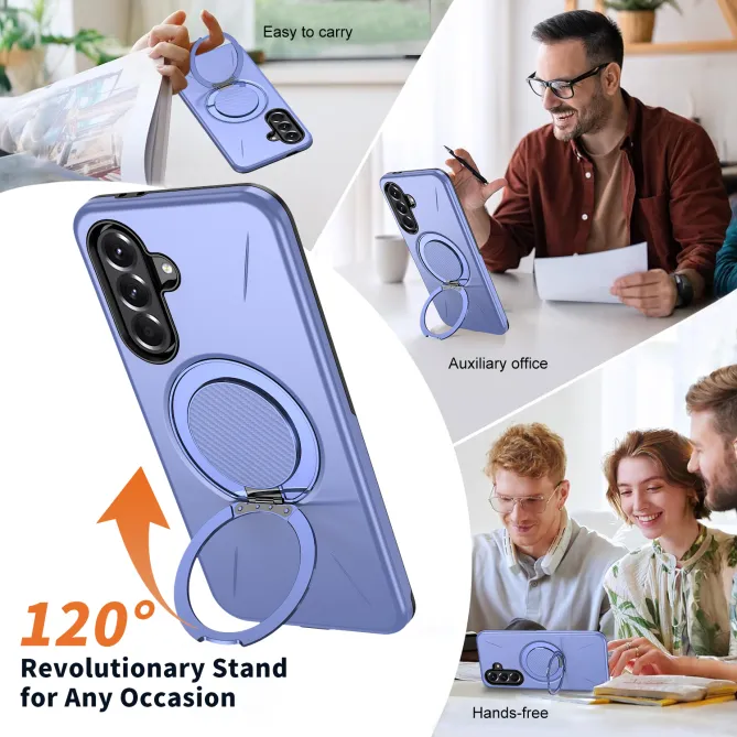 Coque Samsung Galaxy A27 Magnétique Anneau Rotatif Béquille