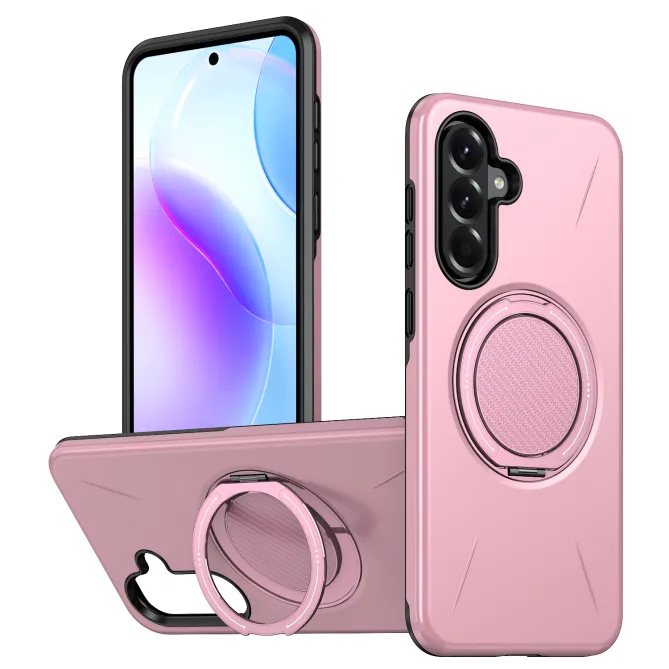 Coque Samsung Galaxy A27 Magnétique Anneau Rotatif Béquille