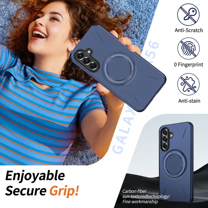 Coque Samsung Galaxy A27 Magnétique Anneau Rotatif Béquille