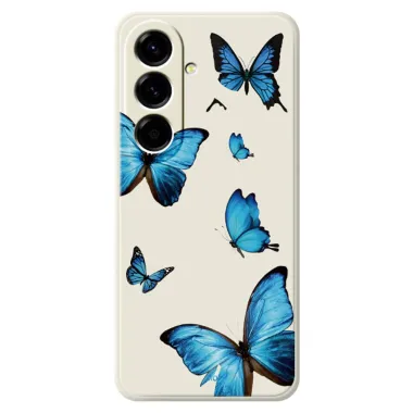 Coque Samsung Galaxy A27 Papillons Bleus