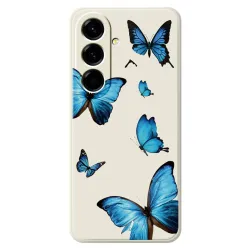 Coque Samsung Galaxy A27 Papillons Bleus