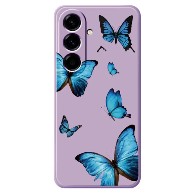 Coque Samsung Galaxy A27 Papillons Bleus