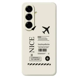 Coque Samsung Galaxy A27 Motif Billet d'Avion NÉVA
