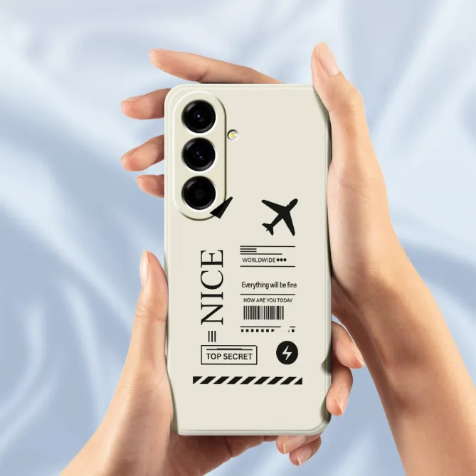 Coque Samsung Galaxy A27 Motif Billet d'Avion NÉVA