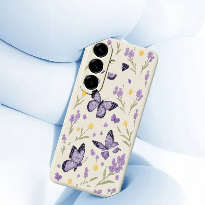 Coque Samsung Galaxy A27 Fleuri Papillons FLORA