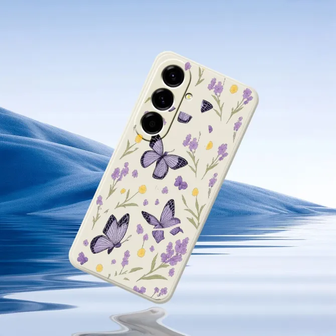 Coque Samsung Galaxy A27 Fleuri Papillons FLORA