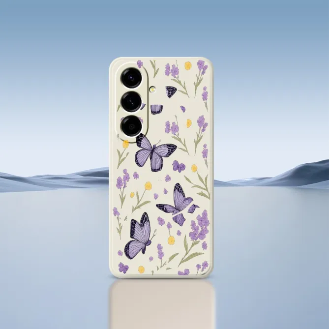 Coque Samsung Galaxy A27 Fleuri Papillons FLORA