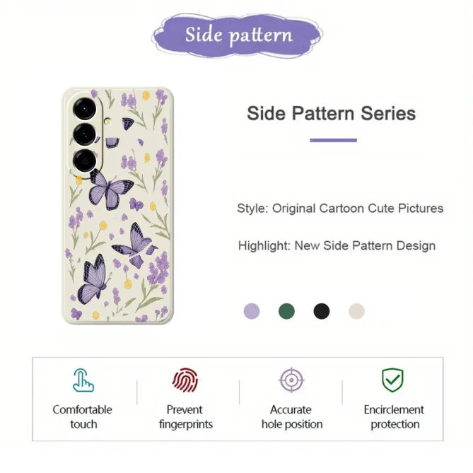 Coque Samsung Galaxy A27 Fleuri Papillons FLORA