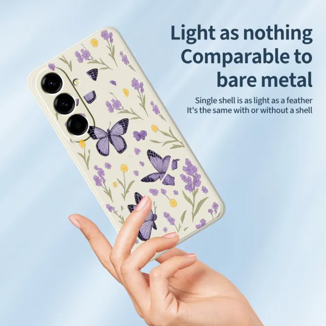 Coque Samsung Galaxy A27 Fleuri Papillons FLORA