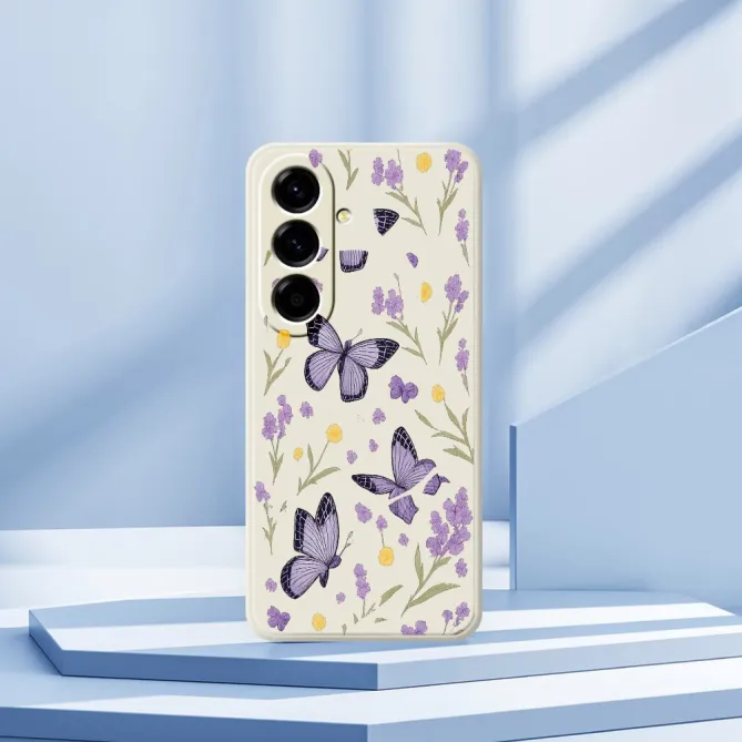 Coque Samsung Galaxy A27 Fleuri Papillons FLORA