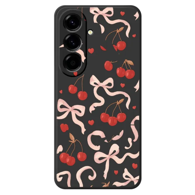 Coque Samsung Galaxy A27 Cerises et Noeuds COQUETA