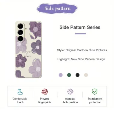 Coque Samsung Galaxy A27 Grandes Fleurs Peintes VIOLÉA