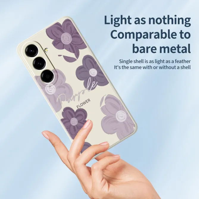 Coque Samsung Galaxy A27 Grandes Fleurs Peintes VIOLÉA