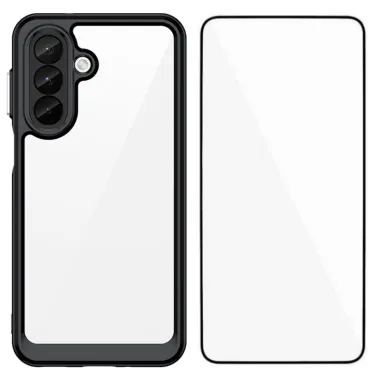 Coque Samsung Galaxy A27 Contour Couleuré avec Verre Trempé
