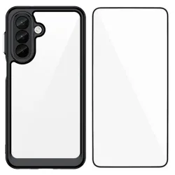 Coque Samsung Galaxy A27 Contour Couleuré avec Verre Trempé