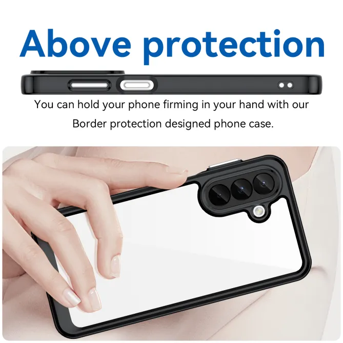 Coque Samsung Galaxy A27 Contour Couleuré avec Verre Trempé