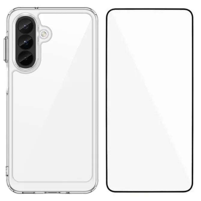 Coque Samsung Galaxy A27 Contour Couleuré avec Verre Trempé