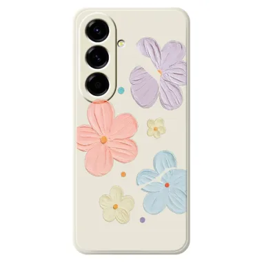 Coque Samsung Galaxy A27 Fleurs Effet Peinture à l'Huile ARTÉA