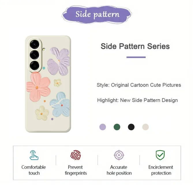 Coque Samsung Galaxy A27 Fleurs Effet Peinture à l'Huile ARTÉA