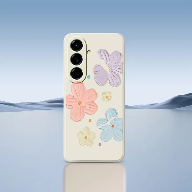 Coque Samsung Galaxy A27 Fleurs Effet Peinture à l'Huile ARTÉA