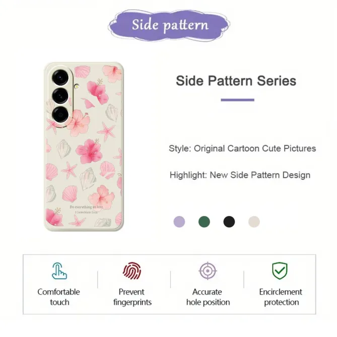 Coque Samsung Galaxy A27 Hibiscus et Coquillages MARÉA