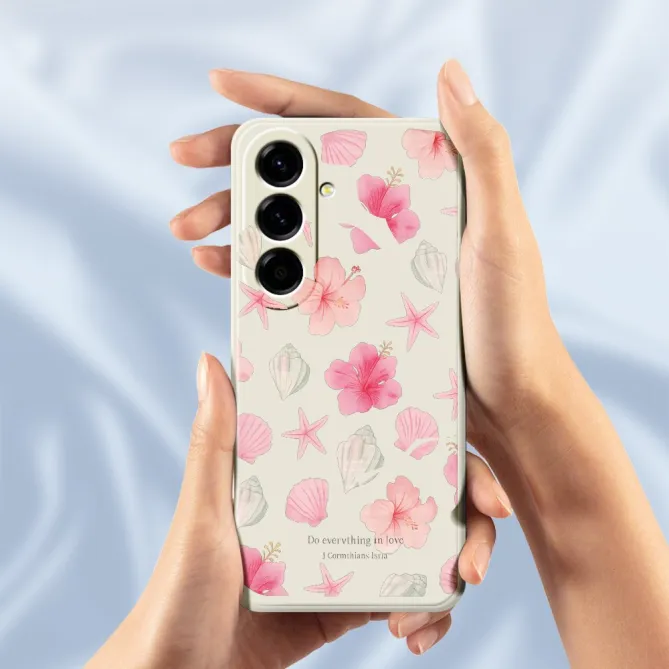 Coque Samsung Galaxy A27 Hibiscus et Coquillages MARÉA
