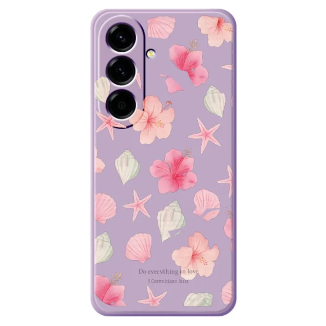 Coque Samsung Galaxy A27 Hibiscus et Coquillages MARÉA