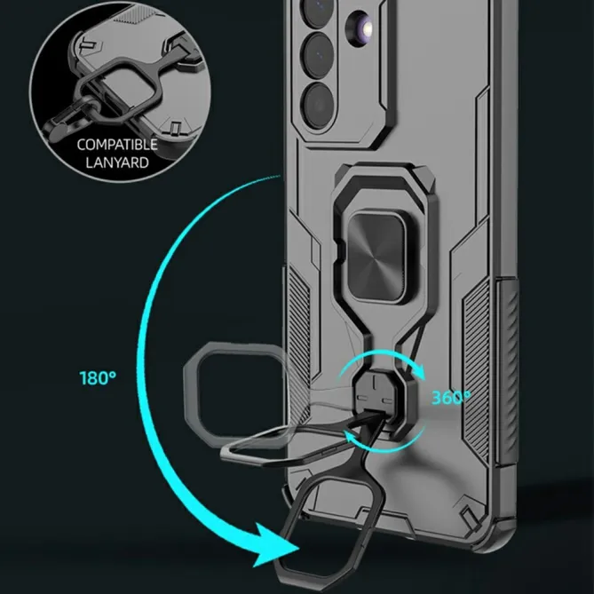 Coque Samsung Galaxy A27 Anneau Métal Rotatif
