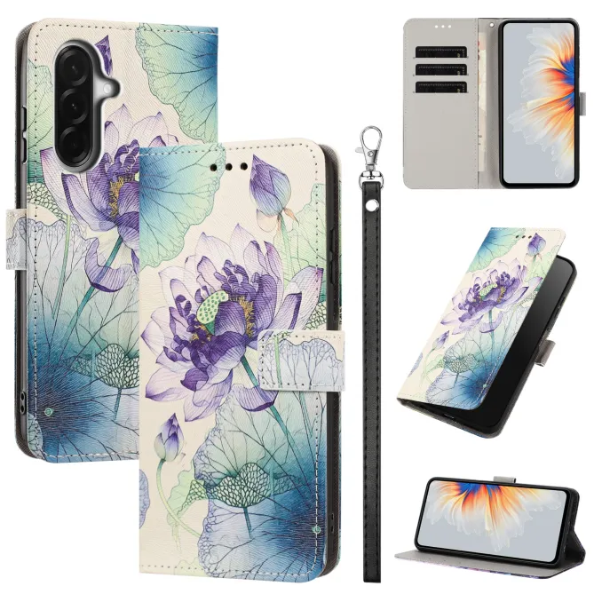 Housse Samsung Galaxy A27 Lotus Aquarelle