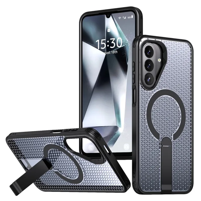 Coque Samsung Galaxy A27 Magnétique Support Texture Grille