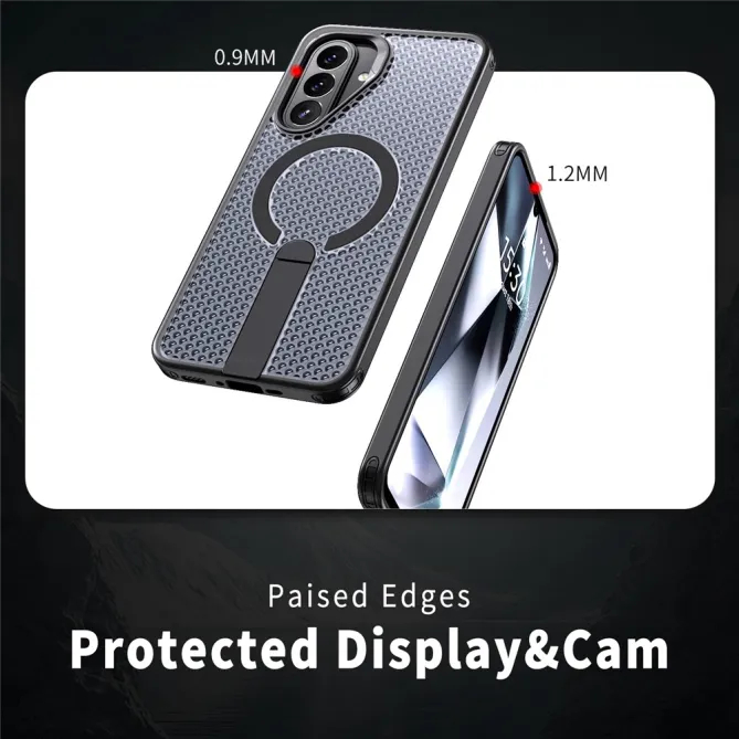 Coque Samsung Galaxy A27 Magnétique Support Texture Grille