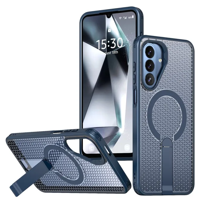 Coque Samsung Galaxy A27 Magnétique Support Texture Grille