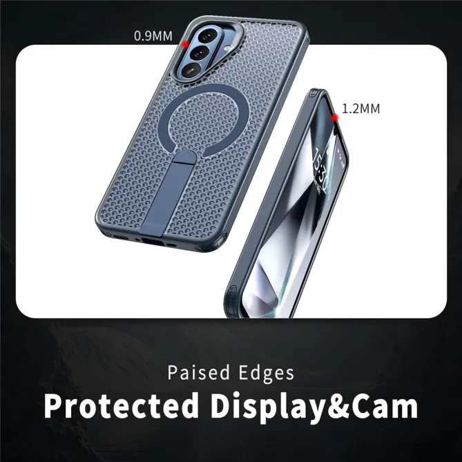 Coque Samsung Galaxy A27 Magnétique Support Texture Grille