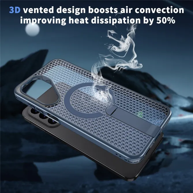 Coque Samsung Galaxy A27 Magnétique Support Texture Grille