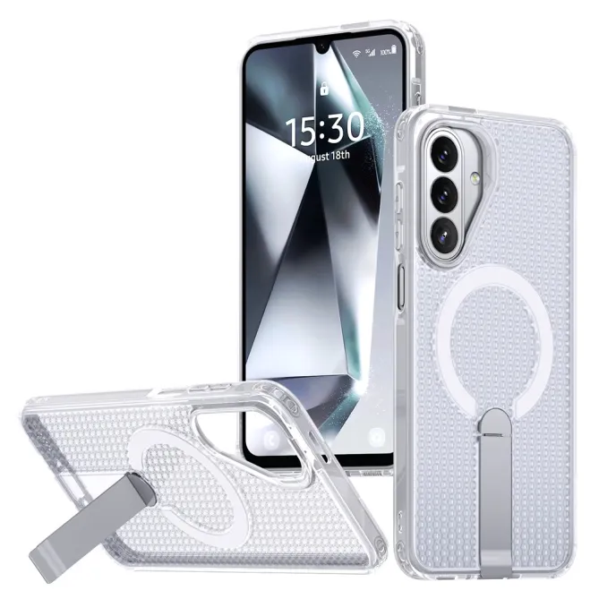 Coque Samsung Galaxy A27 Magnétique Support Texture Grille