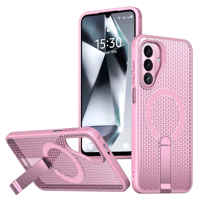 Coque Samsung Galaxy A27 Magnétique Support Texture Grille